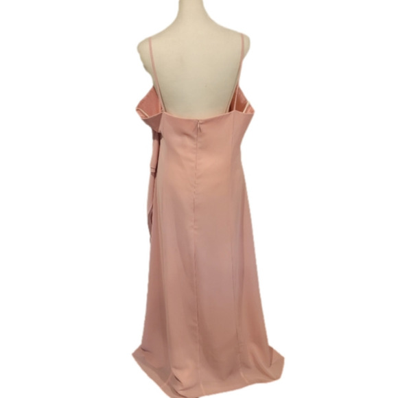 Juliet Michaelangelo Vintage Fashion Milex Floor Length Gown Size 14 - Picture 8 of 11